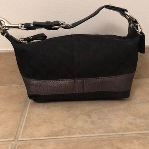 Black coach purse